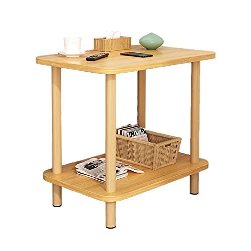 Kids room mini wooden side table bedroom living room storage rack